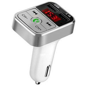 Bluetooth Car Charger Draadloze Fm-zender High-Speed USB2.0 Lcd-scherm Handsfree Ondersteuning Tf Card/U disk Speler