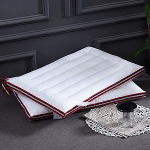 Orthopedische Katoen Stof Cervicale Kussens Ultra Lage Hals Kussen Machine Wasbaar Premium Beddengoed Kussens