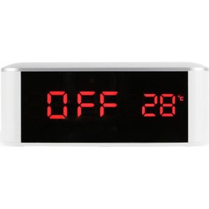 Led Digitale Wekker Thermometer Display Spiegel Elektronische Klok Tafel Klok Met Usb Kabel Nachtmodus Functie Home Decor