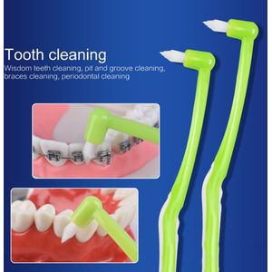 Dental Floss Cleaner Interdentale Borstel Zachte Haren Orthodontie Remmen Reiniging Tandenborstel Cusp Tand-Floss Oral Care Tools