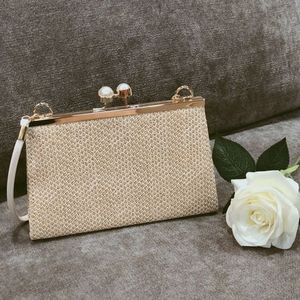 Mode Diner Zak Simple Classy Clutch Veelzijdige Chain Crossbody Vrouwen Kleine Vierkante Tas Elegante Jurk Banket Tas