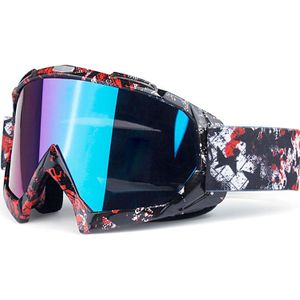Ski Mannen En Vrouwen Anti-Fog Winter Glazen Goggles Anti-Uv Ski Sneeuw Outdoor Rijden Off-Road Helm Masker goggles Winddicht Ski Gaan