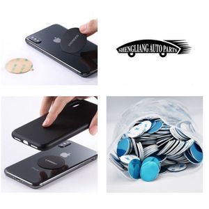 Auto Mobiele Telefoon Houder Magnetische Vel Plakband Op De Rug Stok Magnetische Roestvrij Ijzeren Plaat