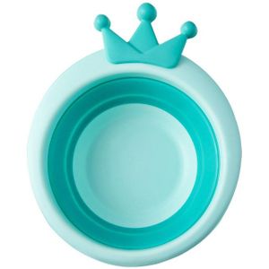 2Pcs Opvouwbaar Baby Bad Baby Silicone Wastafel Inklapbare Dikker Toerisme Draagbare Vouwen Wastafel Voetbad