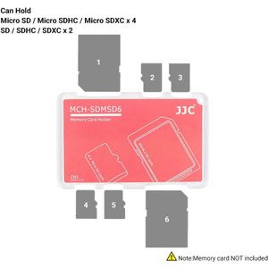 Jjc Memory Card Case Houder Opbergdoos Portemonnee Credit Card Size Voor Sd Sdhc Sdxc Micro Sd Msd Tf-kaart organisator Keeper Container