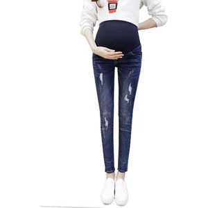 Buik Broek Moederschap Jeans Voor Zwangere Vrouwen Kleding Denim Potlood Broek Elastische Taille Stretch Broek Verpleging Kleding