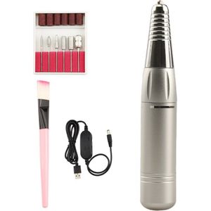 Nail Boor Machine 35000 Rpm Elektrische Manicure Machine Set Usb Draagbare Nail Boor Pen Pedicure Boor Keramische Nail File Gereedschap