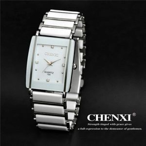 Chenxi Luxe Horloge Elegante Vrouwen Horloges Eenvoudige Stijlvolle Keramiek Armband Quartz Casual Horloge Montres Femme