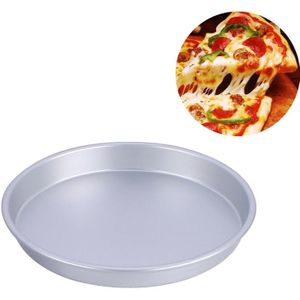 Kapmore 1Pc Hittebestendig Pizza Bakken Pan Non-stick Ronde Aluminium Bakplaat Diy Bakken Tools voor Keuken