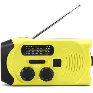 4000Mah Solar Radio Outdoor Emergency Radio Heldere Camping Licht Mobiele Telefoon Opladen Batterij Solar Powerbnak Draagbare Radio