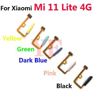 Originele Voor Xiaomi Mi 11 Lite 5G 4G 11 Jeugd Knop Vingerafdruk Touch Id Sensor Flex Kabel vervanging Reparatie Onderdelen