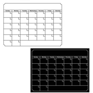 Magnetische Maand En Week Schema Wissen Kalender Uitwisbare Prikbord Magnetische Koelkast Stickers Zachte Board