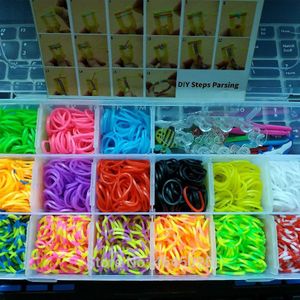 Elastiekjes Loom DIY Weave Doos Elastische Armband Handwerk Creatieve Kit Meisjes Kinderen Speelgoed voor Kinderen 7 8 10 jaar Tiener