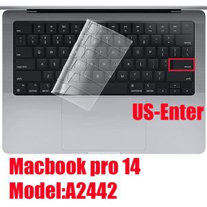 Tpu Keyboard Cover Voor Macbook Pro 14 Inch M1 A2442/Macbook Pro 16 Inch M1 Max a2485 Ultra Dunne Toetsenbord Case