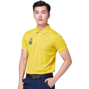 Golf Kleding Mannen Korte Mouw T-shirt Zomer Elastische Ademende Sportkleding sneldrogende Stof Golf Shirt Top d0662