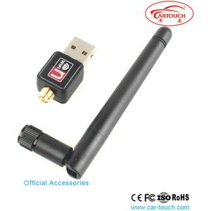 Mini Draadloze Wifi Adapter voor Auto DVD 150 Mbps 2dB Antenne USB Wifi Ontvanger Netwerkkaart 802.11b/n/ g Hoge Snelheid Wifi Adaptador