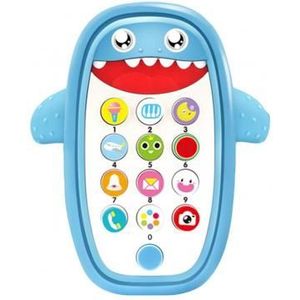 Baby Leuke Haai Muziek Telefoon Led Licht Whack-A-mole Vroege Educatief Peuter Kids Toy