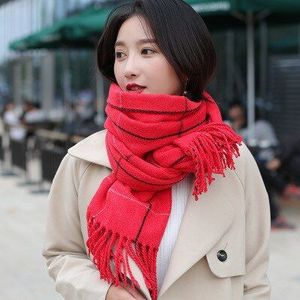 Mode Gebreide Herfst Winter Vrouwelijke Koreaanse Warm Elegante Sjaal Vrouwen Meisjes Zoete Kwastje Sjaal Wol Flash Sjaal Wilde Sjaal