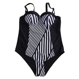Sexy Vrouwelijke Beachwear Vrouwen Plus Size Gevoerde Een Stuk Push Up Bikini Badmode Monokini Badpak 0