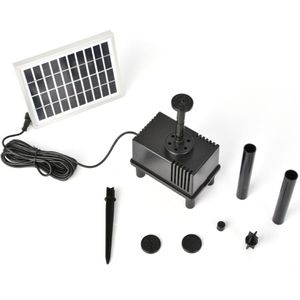 1.8 W Solar Water Pump Standing Floating Submersible Water Fountain for Pond Pool Aquarium Fountains Spout Garden Patio