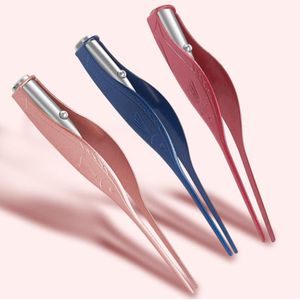 Led/Vergrootglas Oor Cleaner Gereedschap Ear Wax Cleaner Verwijdering Lepel Led Flash Licht Oorsmeer Zichtbaar Earpick Remover Tweezer Volwassen/Kind
