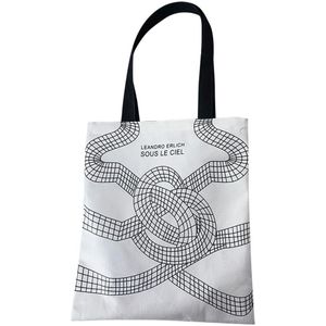 Herbruikbare Boodschappentas Mode Vrouwen Canvas Tote Bag Printing Art Bolsa De Compras Handvat Eco Shopper Tassen Schoudertassen #40