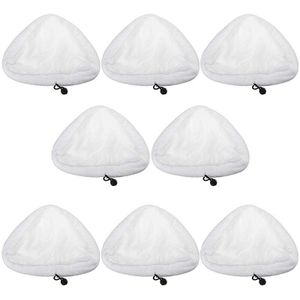 8Pcs Microvezel Doek Schoonmaken Pad Voor H2O X5 Stoomreiniger Vloer Mop Stoomboot Cleaner Triple-Gedreven Replaceme