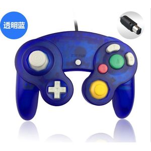 Transparante kleur Voor N-G-C gamepad Een Knop Wired Game Controller joystick voor G-ameC-ube voor G-C