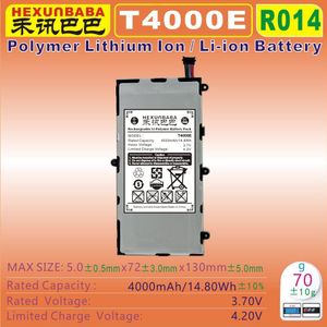 [T4000E] 3.7 V Li-Polymer lithium ion Mobiele/TABLET PC batterij fit voor SAMSUNG Galaxy TAB SM-T210 T211 T2105 T217 [R014]