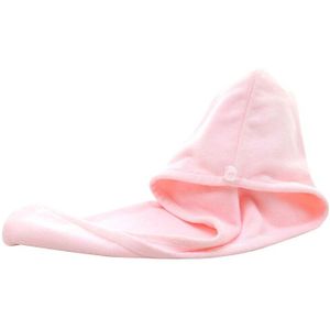 Vrouwen Badkamer Super Absorberende sneldrogende Badhanddoek Haar Droog Cap Salon Handdoek Kleurrijke Douche Cap Badkamer Hoeden Dikker effen
