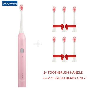 Boyakang Ultrasone Trillingen Elektrische Tandenborstel Usb Charger Volwassen Intelligente Geheugen IPX7 Waterdicht Dupont Haren