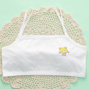 4 Stks/partij Katoen Jonge Meisjes Training Beha Kids Vest Ondergoed Kinderen Bras 7 Tot 15 Jaar Oude Meisjes Effen Kleur tank Top