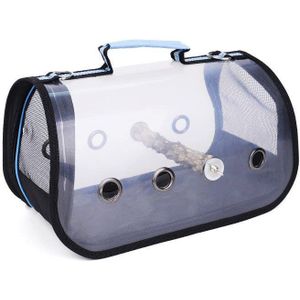 Transparante Pet Papegaai Handtas Draagtas Kooi Outdoor Reizen Ademend Vogel Schoudertas Vogel Carrying Benodigdheden Voor Papegaaien