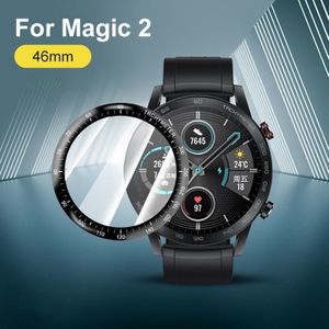 Zacht Glas Beschermende Film Cover Voor Huawei Horloge Gt 2 Honor Magic 2 46Mm GT2e Smartwatch Full Screen Protector GT2 E Case