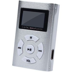 Mini MP3 Player Lcd-scherm Metal Case Muziek Media MP3 Ondersteuning 32Gb Micro Sd Tf Card Usb Lange Tijd muziekspeler J80