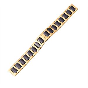 Universele Keramische Stalen Horloge Band Vervanging Band Armband met Metalen Gesp Sluiting 20mm Voor Pols Omtrek 5.5- 8.1inch