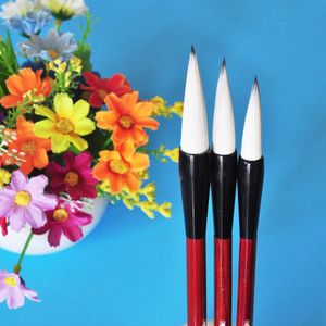 3 stks/set Wit Chinese Kalligrafieborstel Wollen haar Tekening Borstel Pen Aquarel Art Supply Stationair