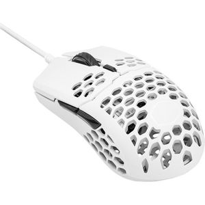 Cooler Master MM710 Gaming Muis Pixart Pmw 3389 16000 Dpi Optische Sensor 53G Lichtgewicht Honingraat Shell Weave Kabel Wit
