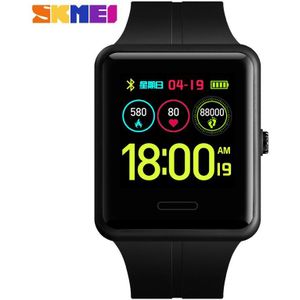 SKMEI 1525 Kleur Display Smart Horloge Mannen Bluetooth Hartslag Bloeddruk Stappenteller LED Sport Horloge Voor Android IOS