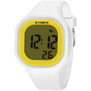 SYNOKE mannen vrouwen Kids Elektronische Horloges Meisjes Effen Klok Horloges Kleur Horloges Repeater Waterdichte Digitale Horloge