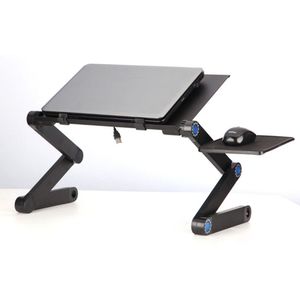 Verstelbare Draagbare Folding Laptop Bureau Computer Tafel Stand Tray Voor Bed Nuttig Bijzettafels Meubels Woonkamer Tafel