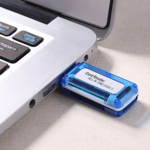 4 In 1 Memory Kaartlezer Multi Card Reader Usb 2.0 All In One Flash Drive Cardreader Adapter Voor Micro sd Tf Ms Micro M2