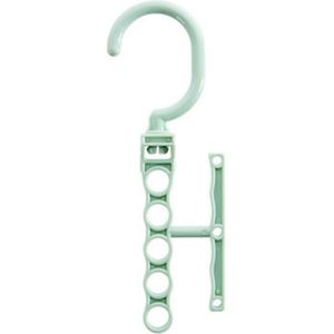 Vijf Gat Magische Hanger Creatieve Roterende Fivehole Magic Kleerhanger Handvat Sorteren Drogen Orgel 360 ° Space Saver Hangers