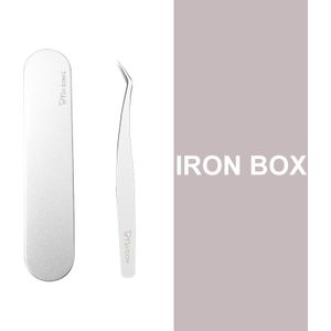 Brainbow Valse Wimpers Pincet Rvs Zilveren Tang Hoge Precisie Pincet Professionele Wimper Enten Gereedschap