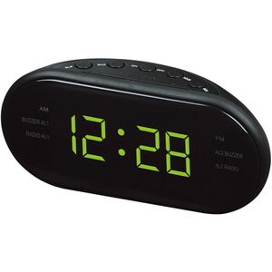 Auto Elektronische Led Klok Desktop Wekker Digitale Tafel Klokken Snooze Functie Supply Thuis Eu Plug Am/Fm