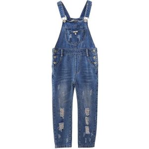 Ripped Jeans Overalls Voor Meisje Denim Broek Kinderen Jeans Jumpsuit Tiener Herfst Kleding 3 4 6 8 10 12 baby Broek