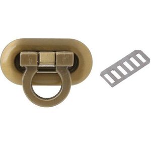 Metalen Sluiting Turn Lock Zinklegering Twist Lock Voor Diy Handtas Craft Bag Purse Hardware Bagage Accessoire