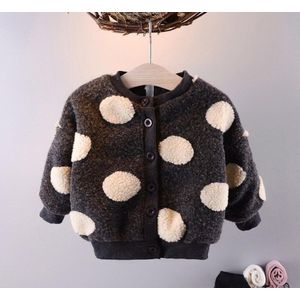 Pasgeboren Baby Meisje 9M-24M Winter Kleding Met Lange Mouwen Fleece Jas Meisjes Verdikte Kasjmier Jas Warme Jas zuigelingen Bovenkleding