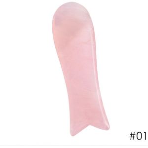 Hele Massage Gua Sha Gereedschap 100% Natuurlijke Rozenkwarts Massage Steen China Traditionele Facial Spa Acupunctuur Schrapen Guasha