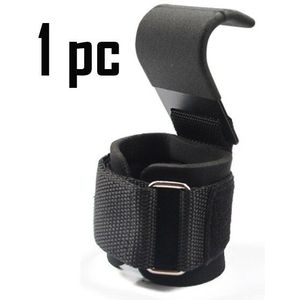 Fitness Gewichtheffen Haken Pad Gym Set Gewichtheffen Pols Bandjes Zware Pull-Ups Power Lifting Grips Workout Haak